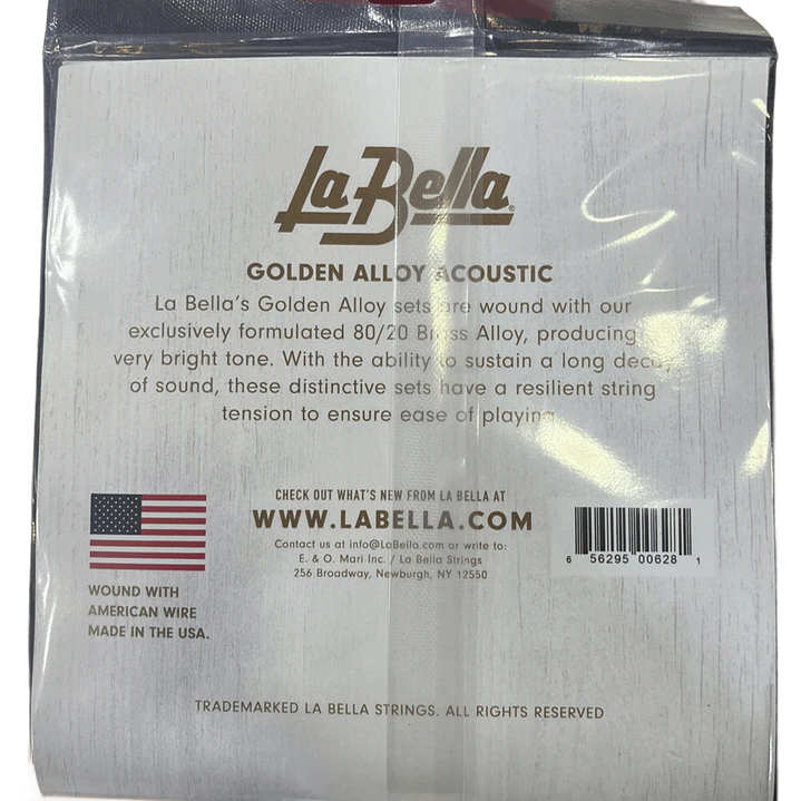 Cuerdas para Bajo Acustico - La Bella AB10 40-95 2