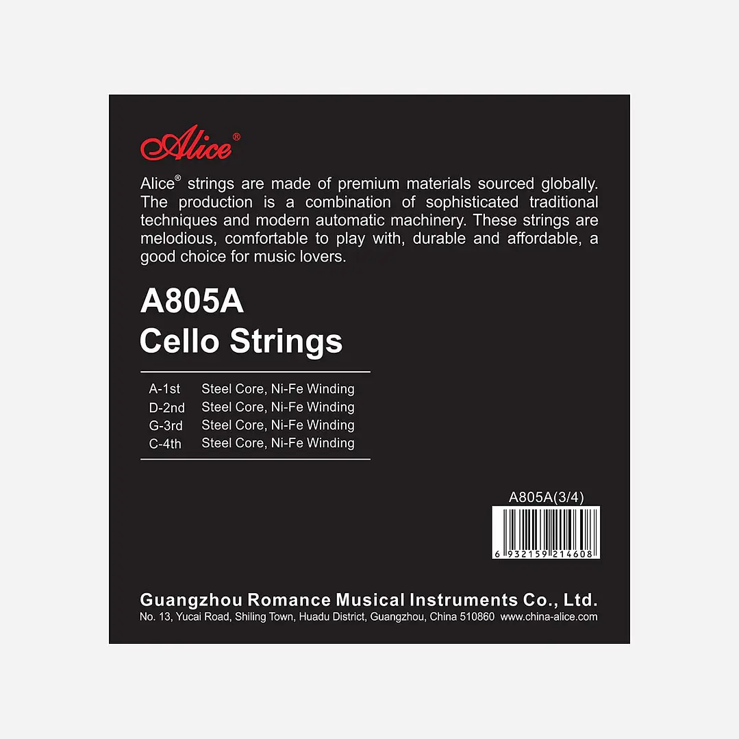 Cuerdas para Cello - Alice A805a 2