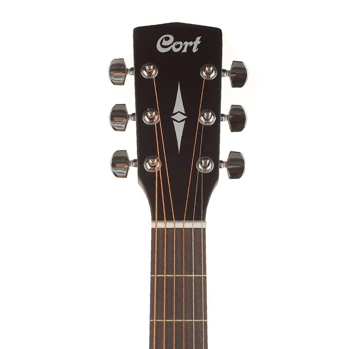 Guitarra Folk Acústica - Cort AF510 BKS - con Funda 2