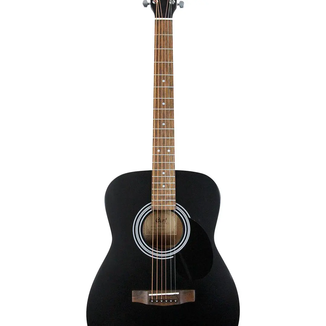 Guitarra Folk Acústica - Cort AF510 BKS - con Funda 3