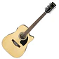 Guitarra Electroacústica de 12 Cuerdas - Ibanez PF1512ECE-NT Natural - Miniatura 1