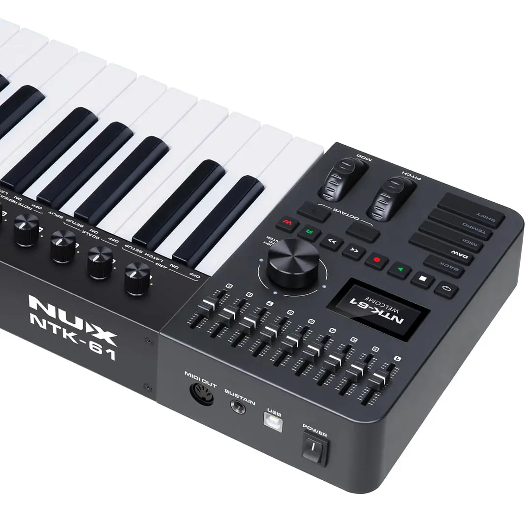 Controlador Midi 61 teclas - NUX NTK-61 5