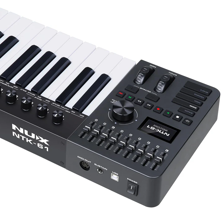 Controlador Midi 61 teclas - NUX NTK-61 5