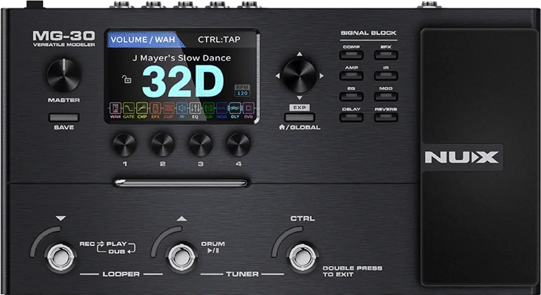 Pedalera Multiefecto Profesional - NUX MG-30 6