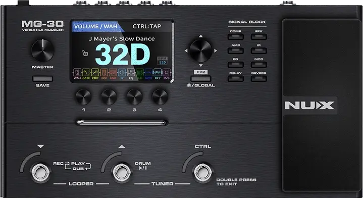 Pedalera Multiefecto Profesional - NUX MG-30 6