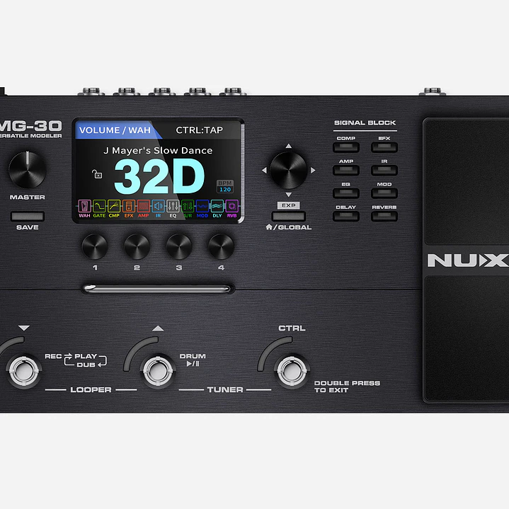 Pedalera Multiefecto Profesional - NUX MG-30 1