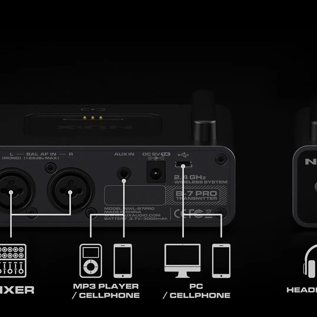Sistema Inalámbrico de Monitoreo - NUX B-7 Pro 8