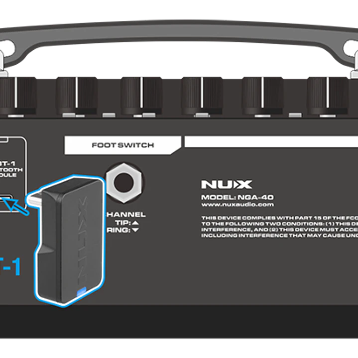 Amplificador de Guitarra 40 W - NUX Mighty 40 MKII NGA 7