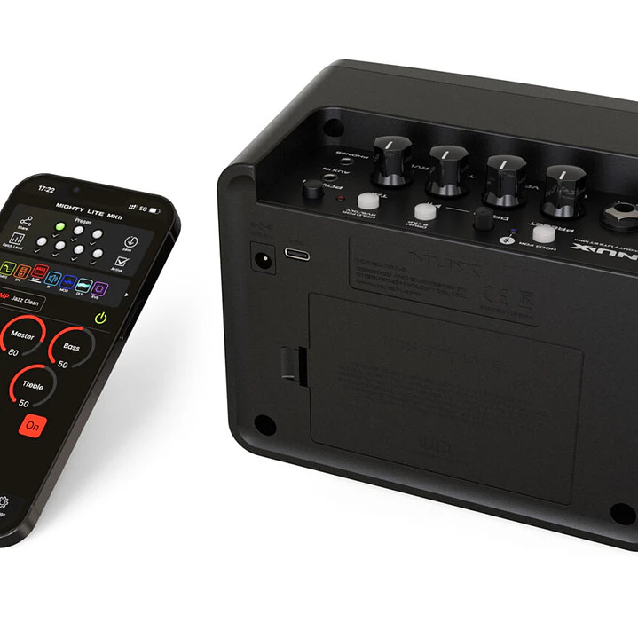 Amplificador de Guitarra Portátil - NUX Mighty Lite BT MKII 3W 4