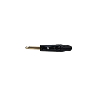 Conector Plug 1/4 Recto para Cable de Guitarra - VMR PLG-1-4-M-B