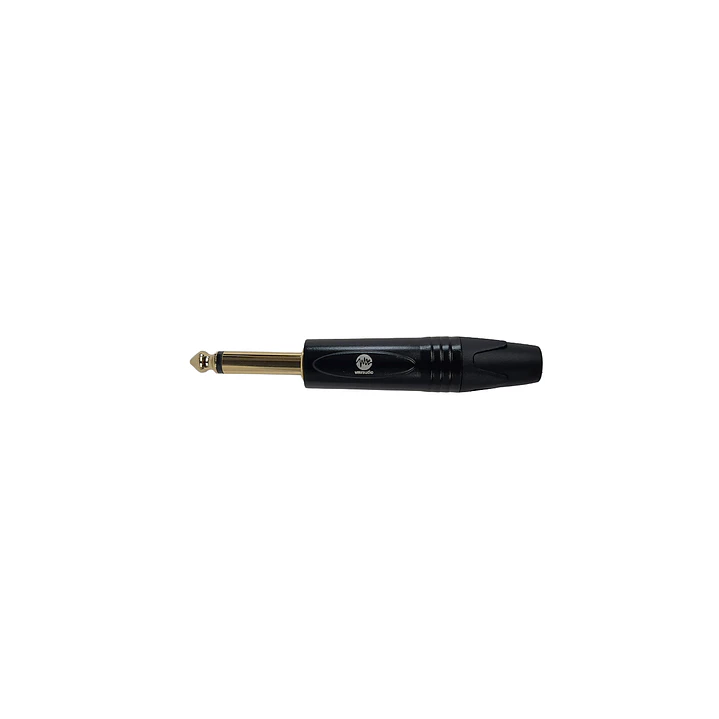 Conector Plug 1/4 Recto para Cable de Guitarra - VMR PLG-1-4-M-B 1