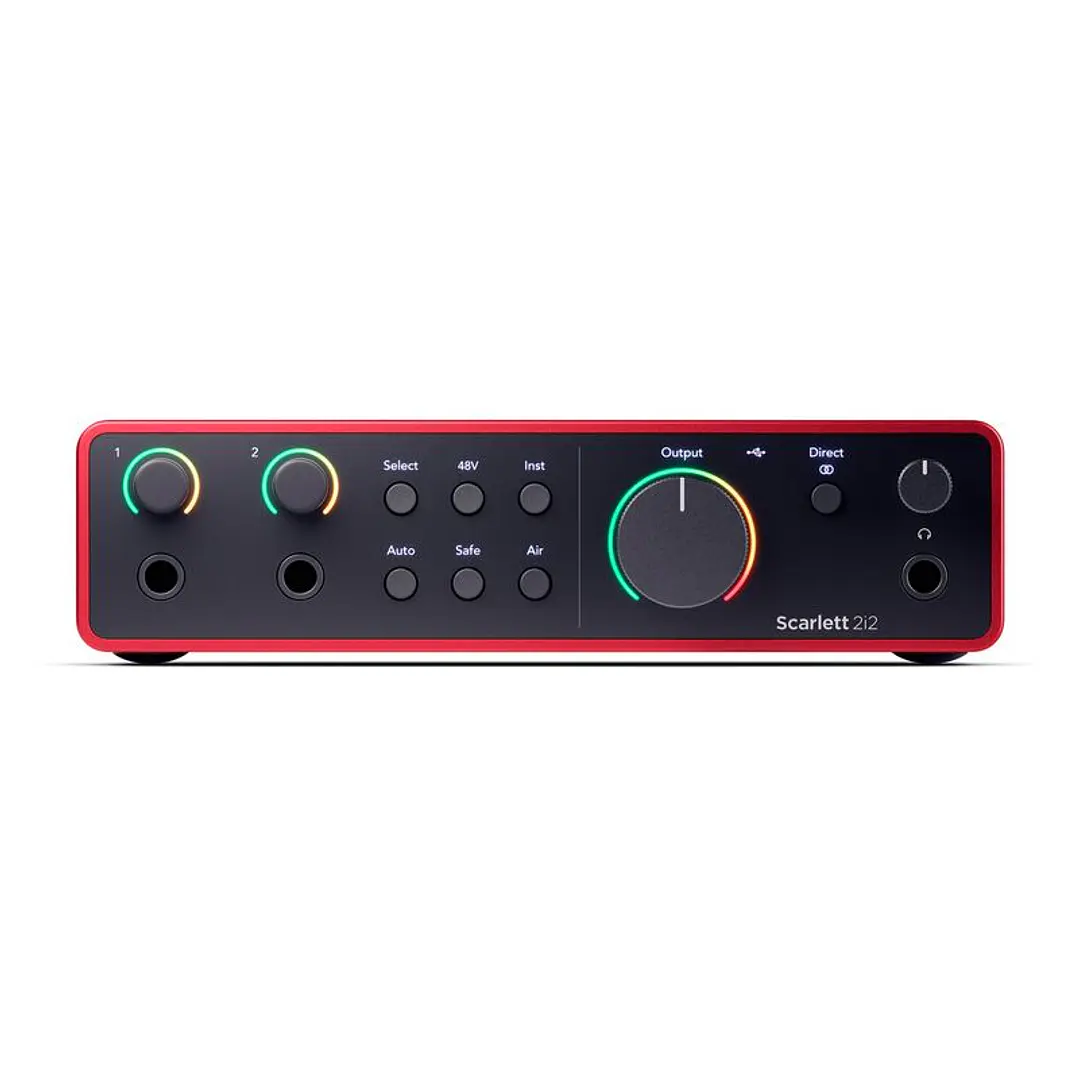 Interfaz de Audio - Focusrite Scarlett 2i2 4ta Gen 2