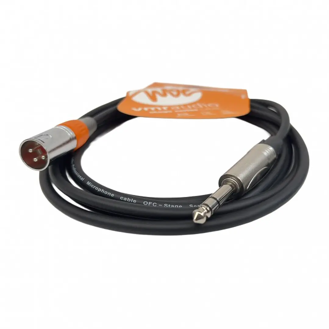 Cable TRS XLR (Macho) a Plug 3mts - VMR CS-XLRM-PLGS-3 2