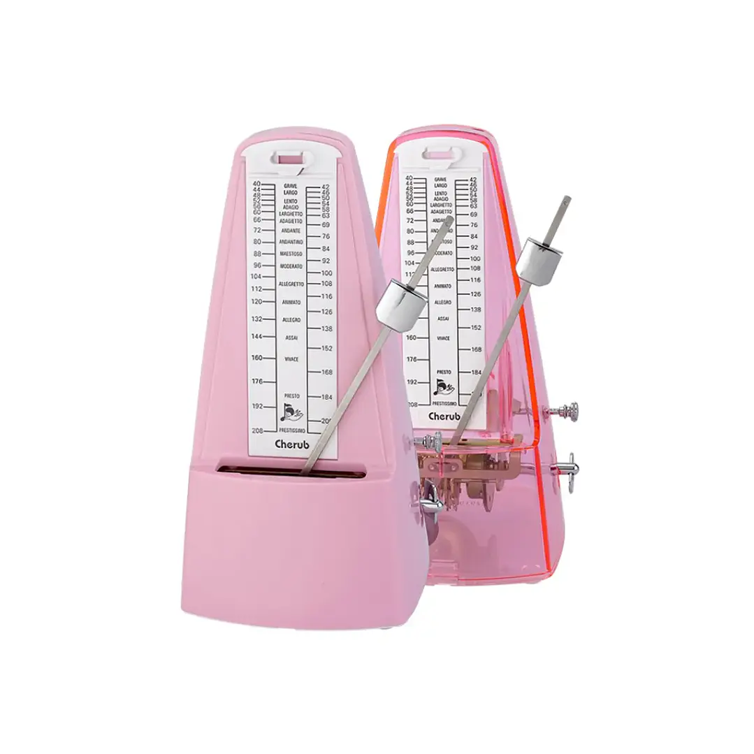 Metrónomo Mecánico - Cherub WSM-330 Rosado 2