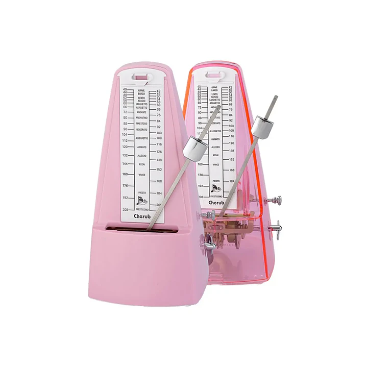 Metrónomo Mecánico - Cherub WSM-330 Rosado 2