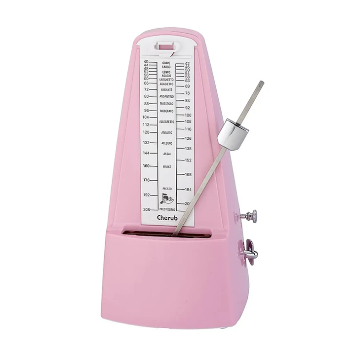 Metrónomo Mecánico - Cherub WSM-330 Rosado 1