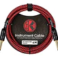 Cable de Instrumento 6m - Kirlin IW-241BCG-6 - Rojo - Miniatura 1