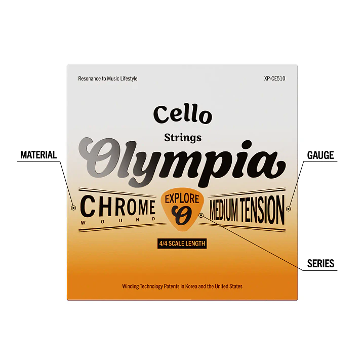 Cuerdas para Cello - Olympia XP-CE510 2