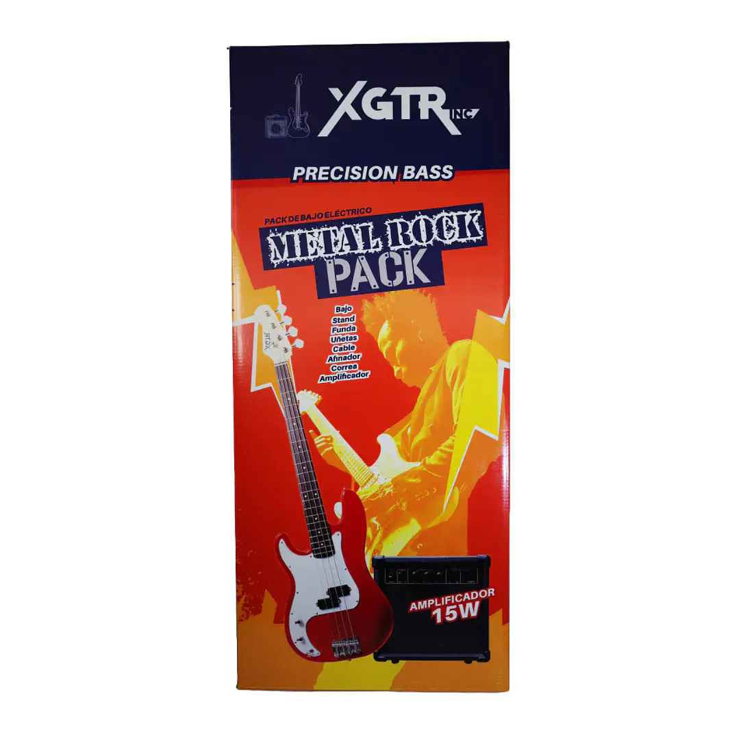 Pack Bajo Eléctrico Precision Bass - XGTR PB100-BK	 2