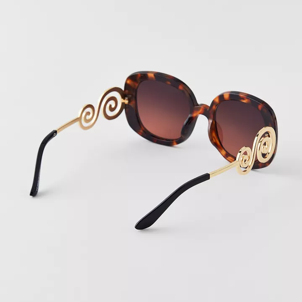 Penny Swirl Oversized Square Sunglasses 3