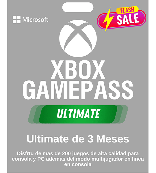 GamePass Ultimate - 3 MESES / GLOBAL 🌐 OFERT🤩