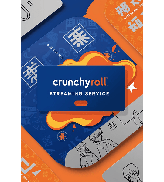 CRUNCHYROLL - 6 MESES