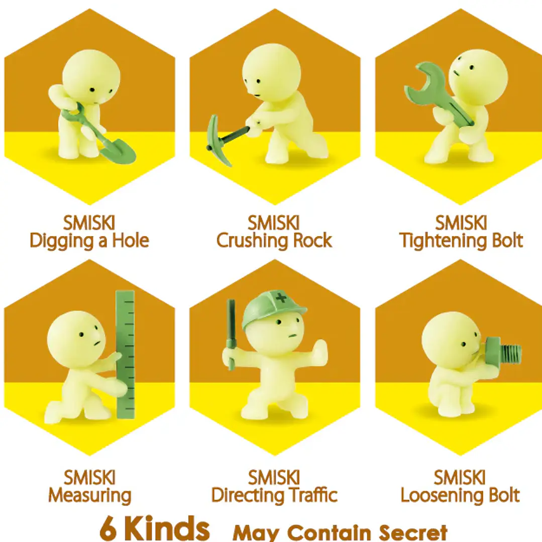 Smiski Construction Series Blind Box 3