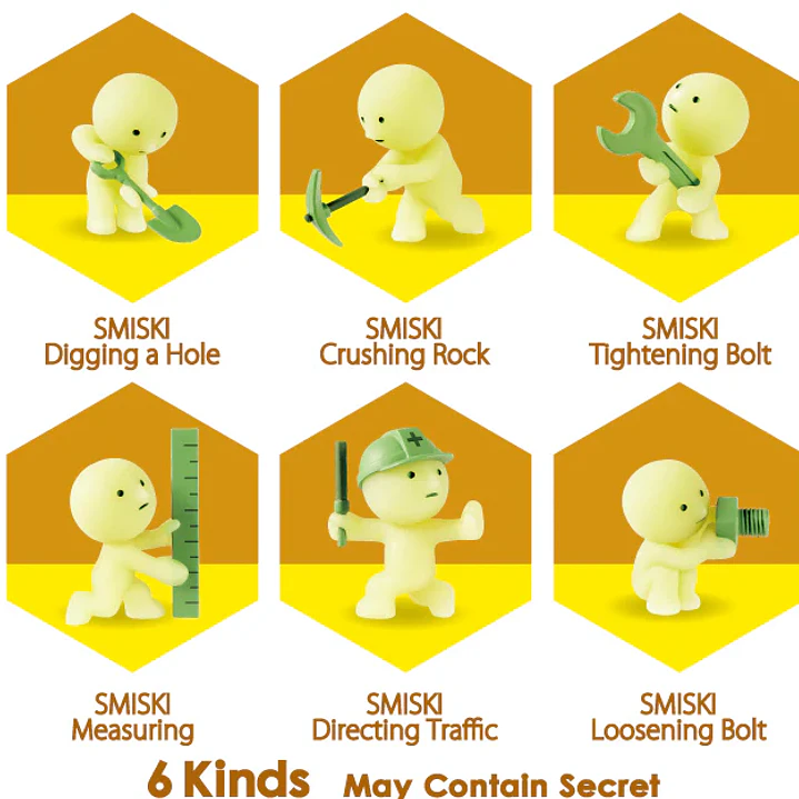 Smiski Construction Series Blind Box 3