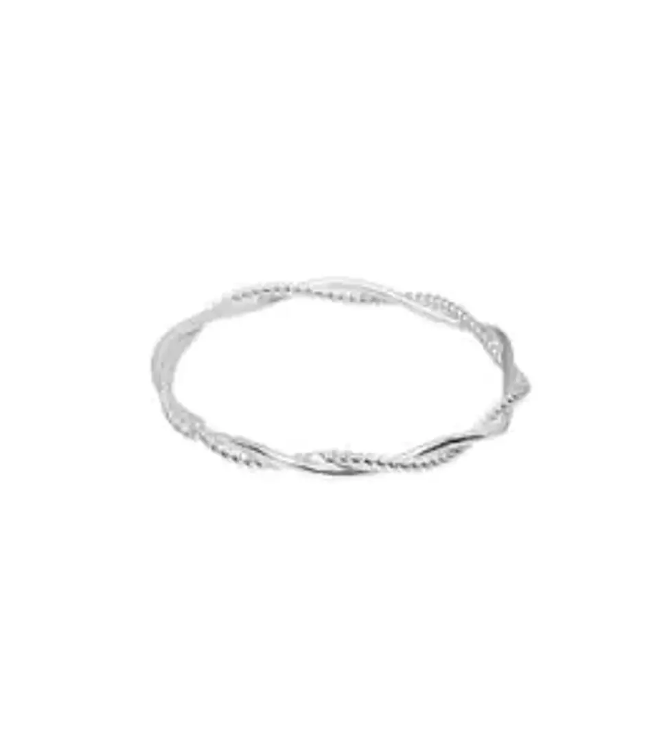 Anillo de plata trenzado. 1