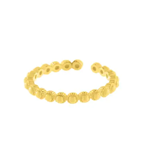 Anillo de bolitas ajustable