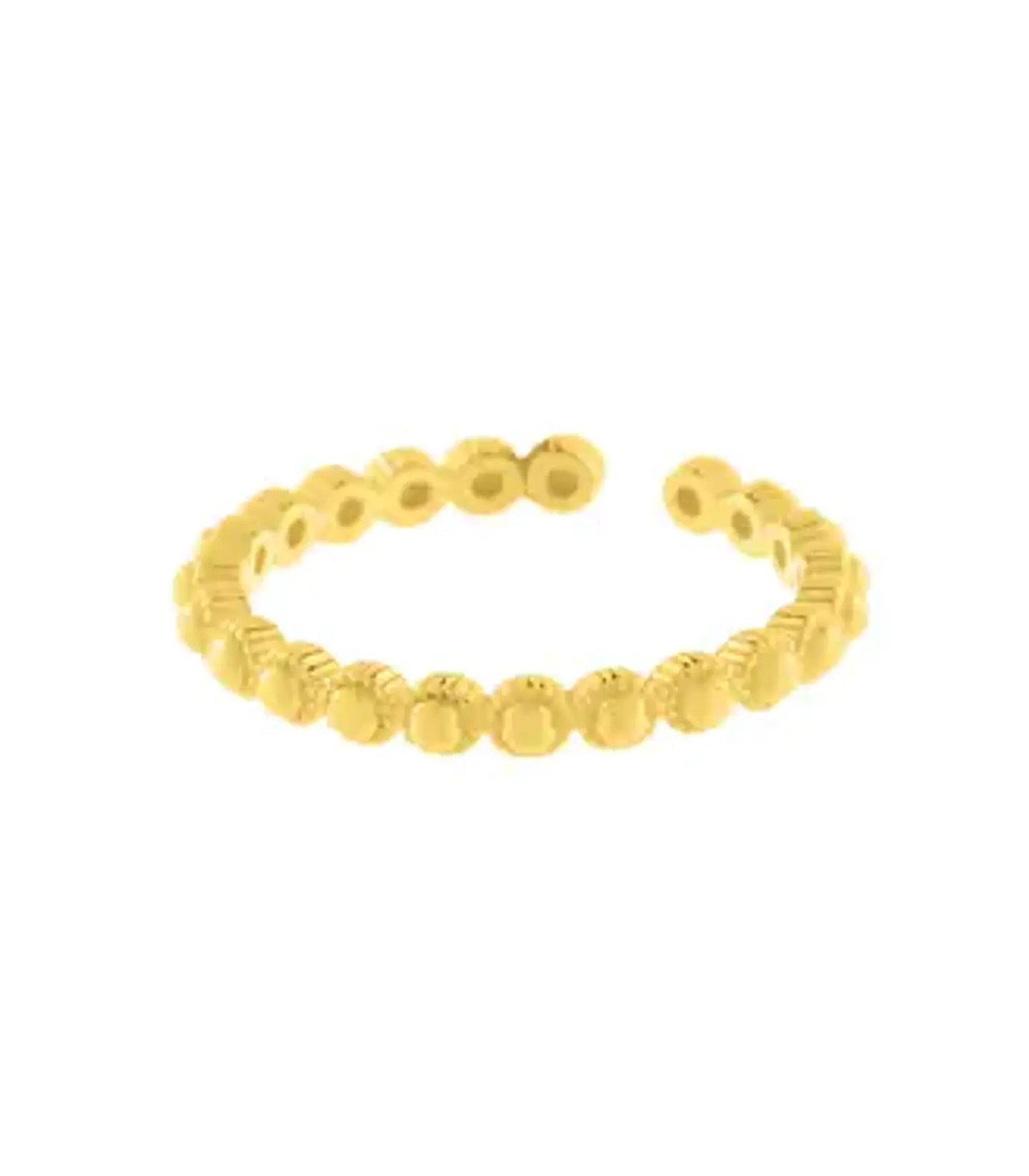 Anillo de bolitas ajustable 1