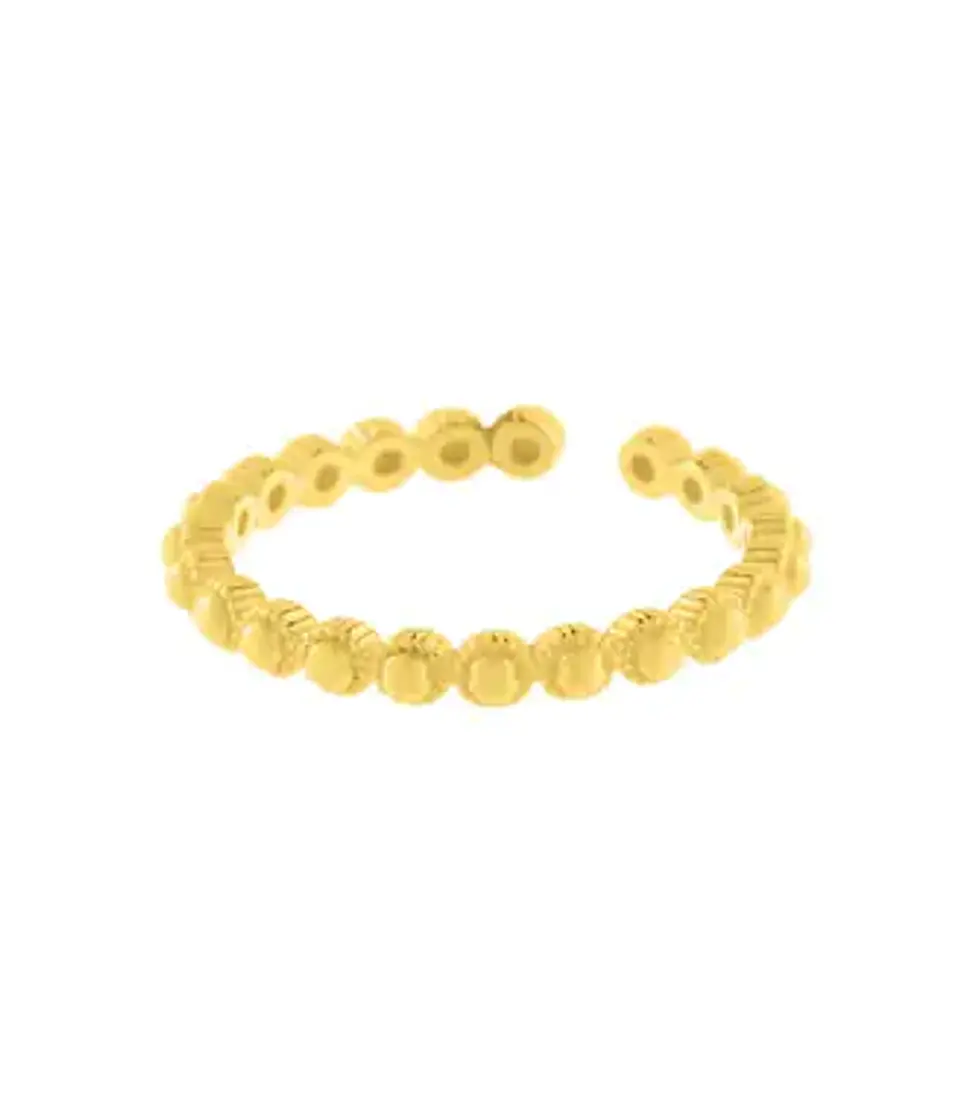 Anillo de bolitas ajustable 1