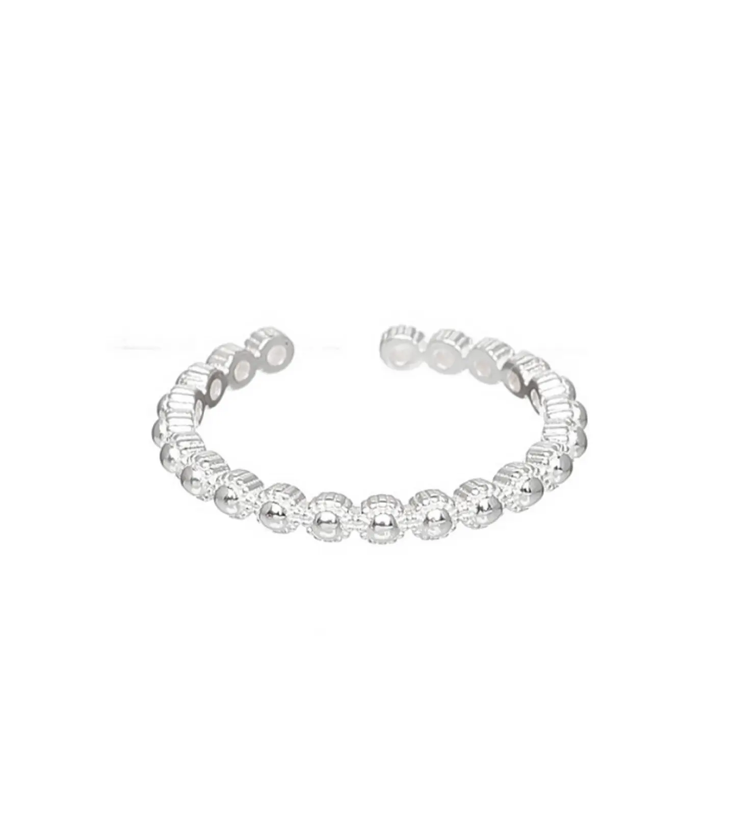 Anillo de bolitas ajustable 2