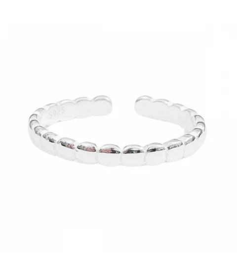 Anillo de Plata con círculos 