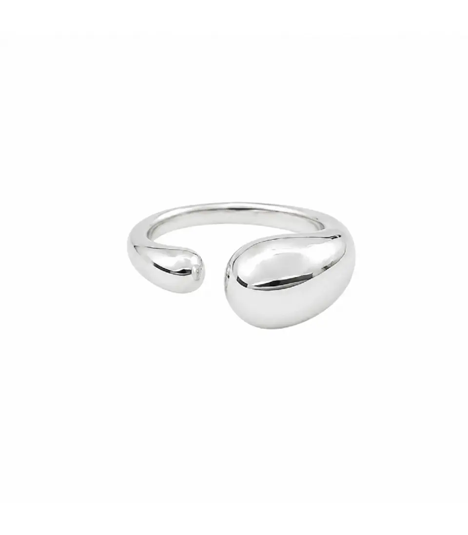 Anillo con motivo de gota 2