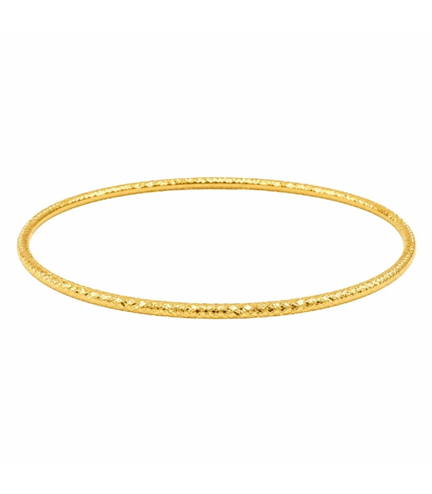 Pulsera rígida bañada en oro 2