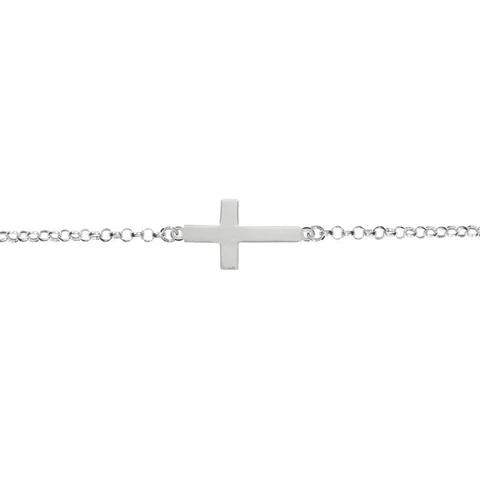 Pulsera con motivo de cruz 