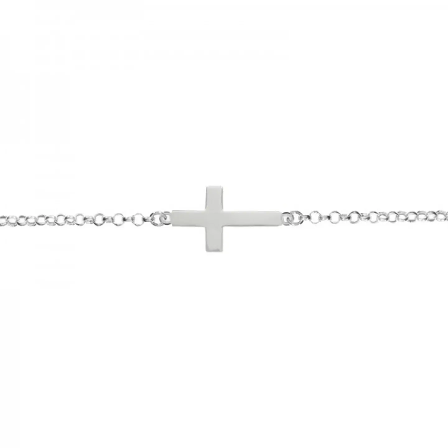 Pulsera con motivo de cruz  1