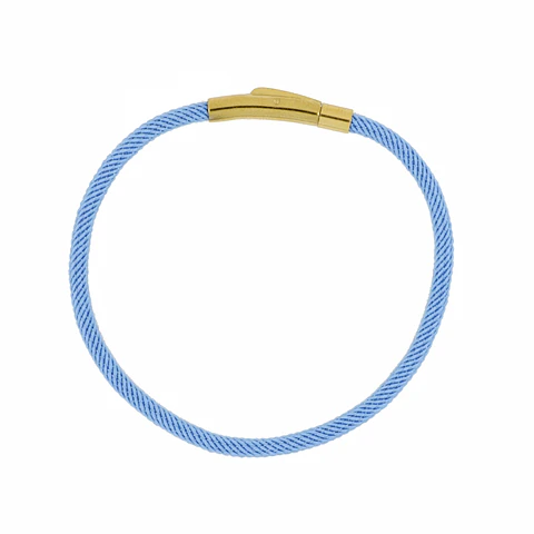Pulsera de cordón azul