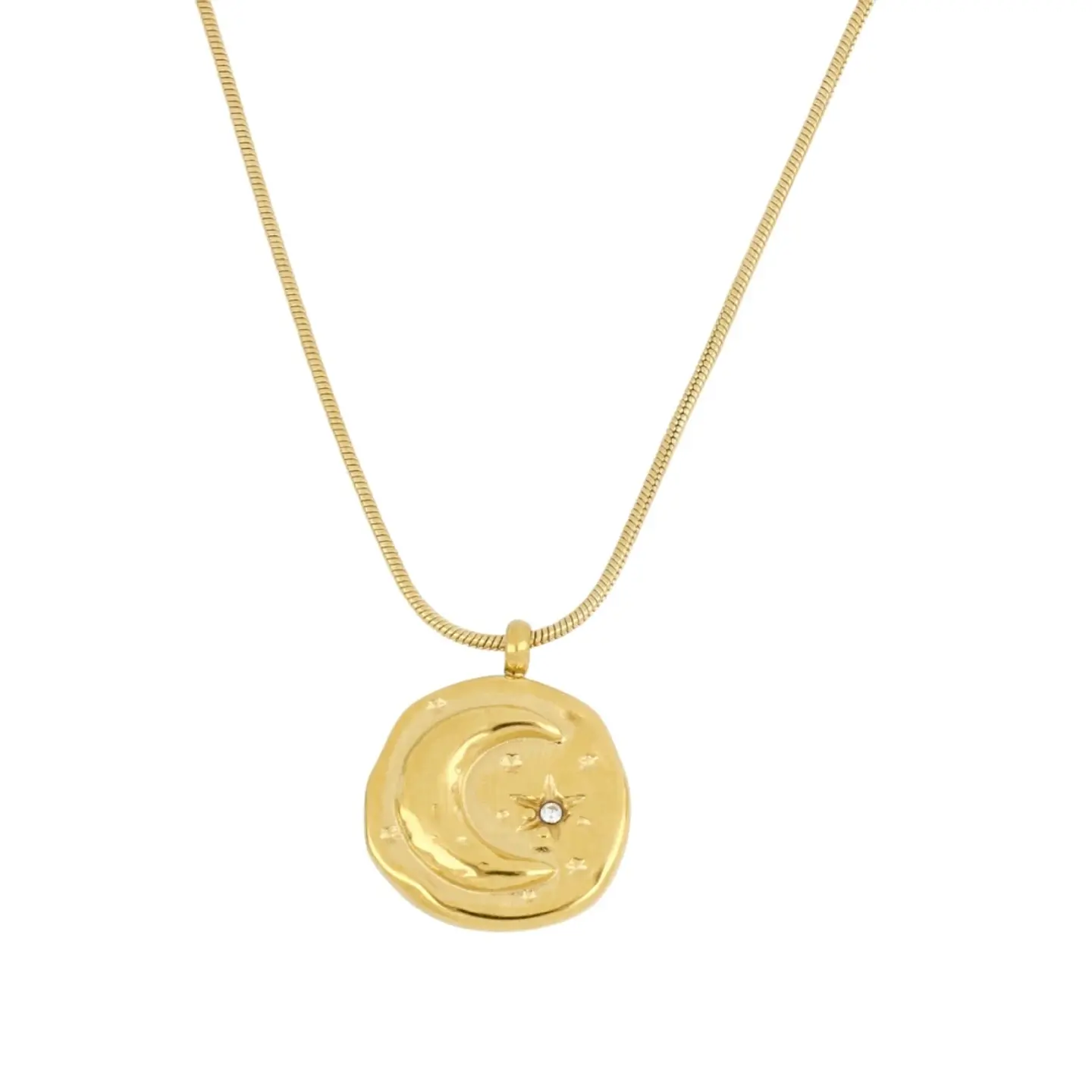 Collar con luna y estrella 1