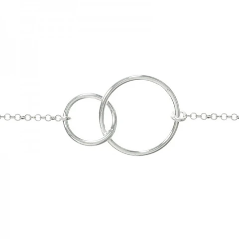 Collar de plata Karma