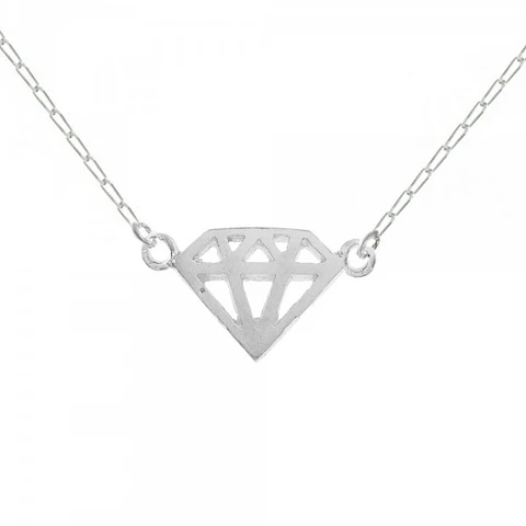 Collar con motivo de diamante