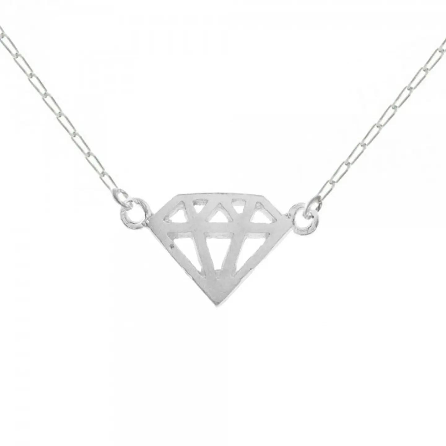 Collar con motivo de diamante 1