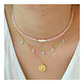 Conjunto de collar y pulsera con nácar - Miniatura 5