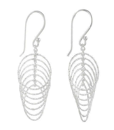 Pendientes largos de círculos