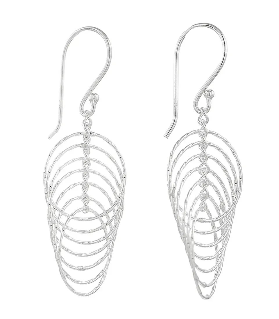 Pendientes largos de círculos 1