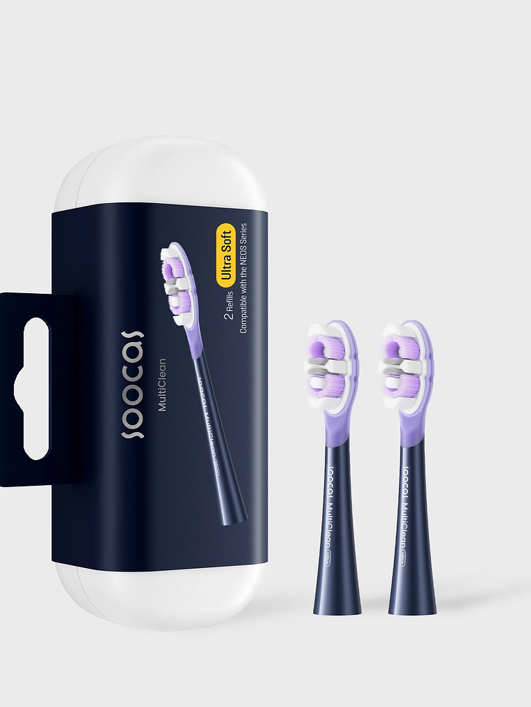 Cabezal de repuesto NEOS II ultra soft azul (2 unidades) 5