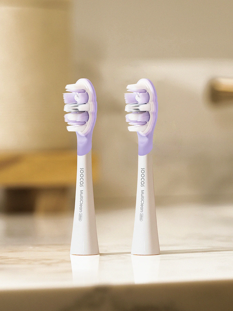 Cabezal de repuesto NEOS II ultra soft blanco (2 unidades) 1