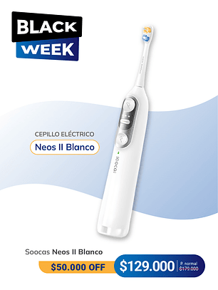 Cepillo Eléctrico Soocas Neos II Blanco