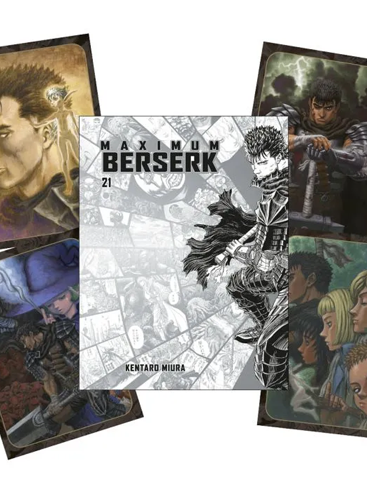 Maximum Berserk 21 (Portada alternativa + 4 postales) 1